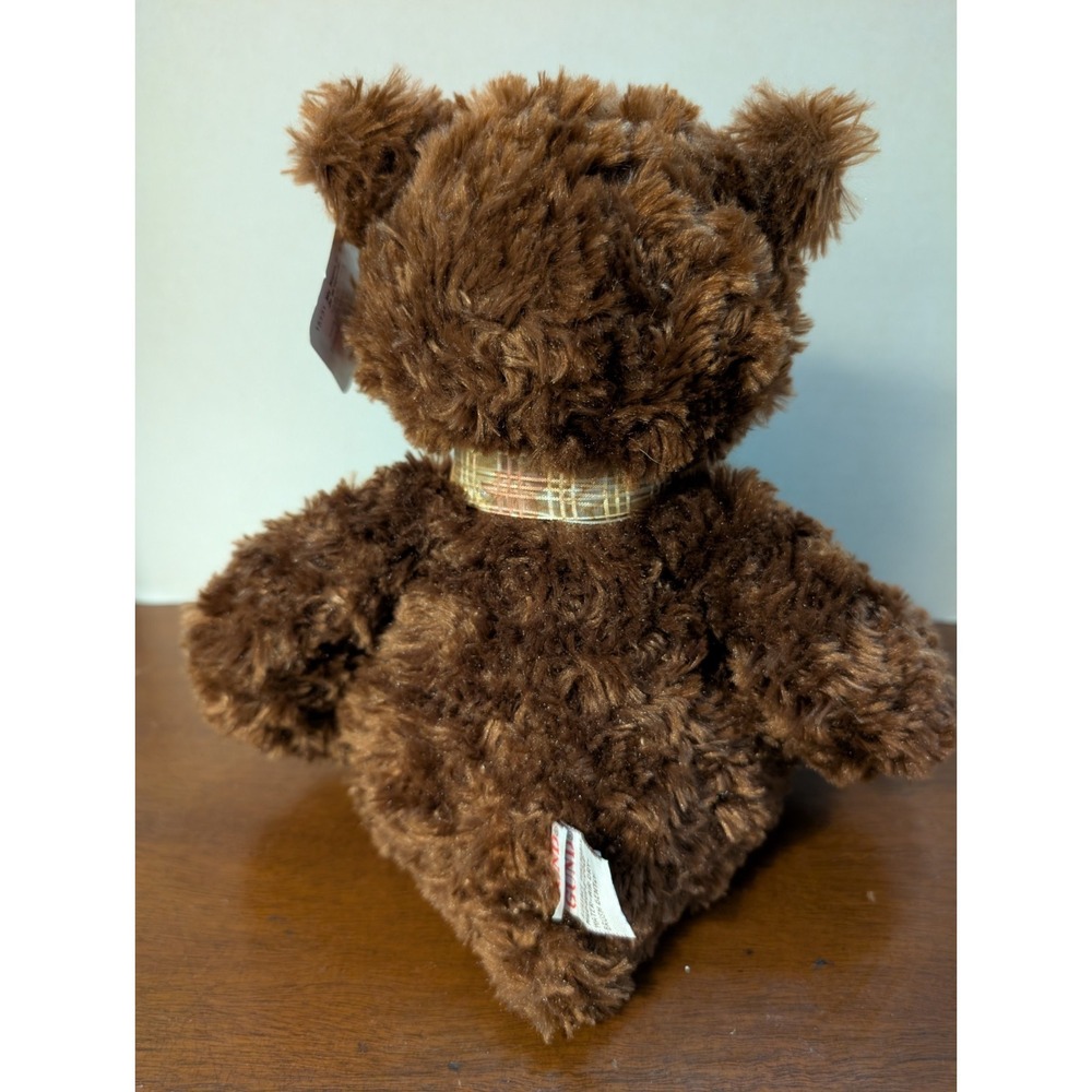 Gund 15130 BROWNIE TEDDY BEAR Plush 11" Soft Brown Stuffed Teddy Bear Toy - Picture 3 of 10